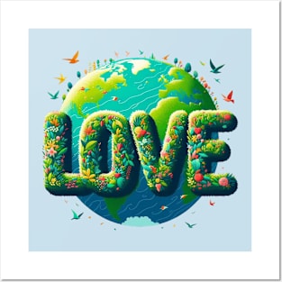 Love World Earth Day 2024 Everyday Posters and Art